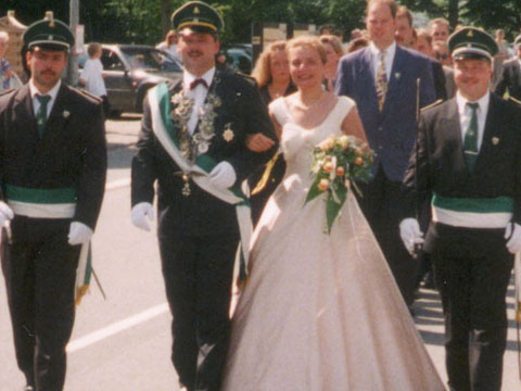 25 Jahre König Christof Springob und Anne Kaiser (geb. Meißner) (1998)